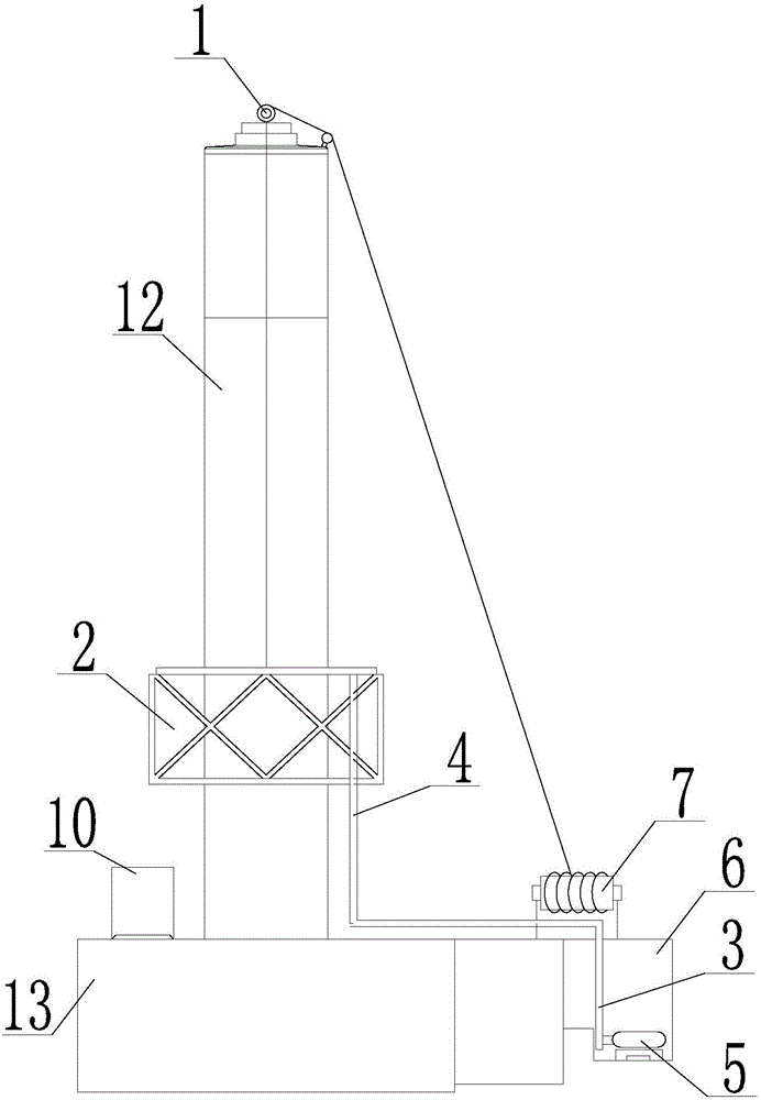 Automatic spraying curing device for concrete bridge pier and use method