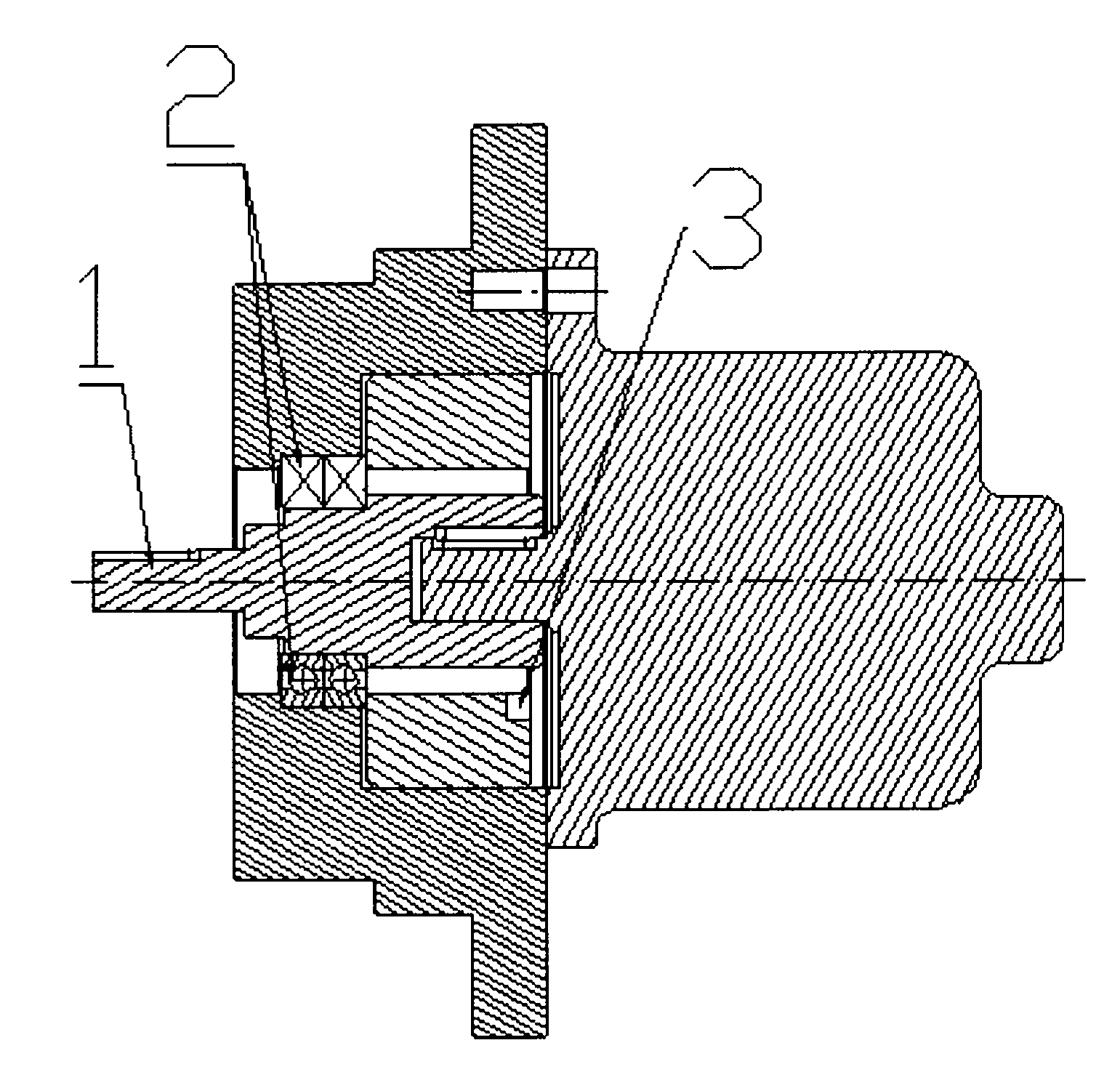 Device for quickly centering and clamping motors during test