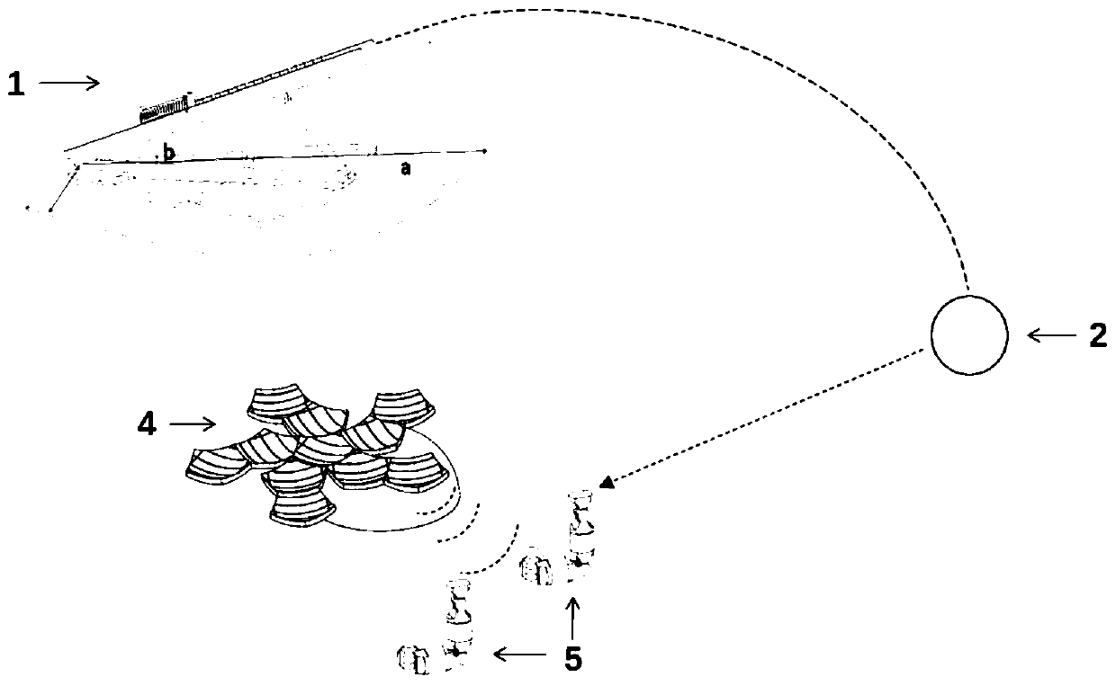 Method for quickly establishing lunar surface navigation and communication beacon network