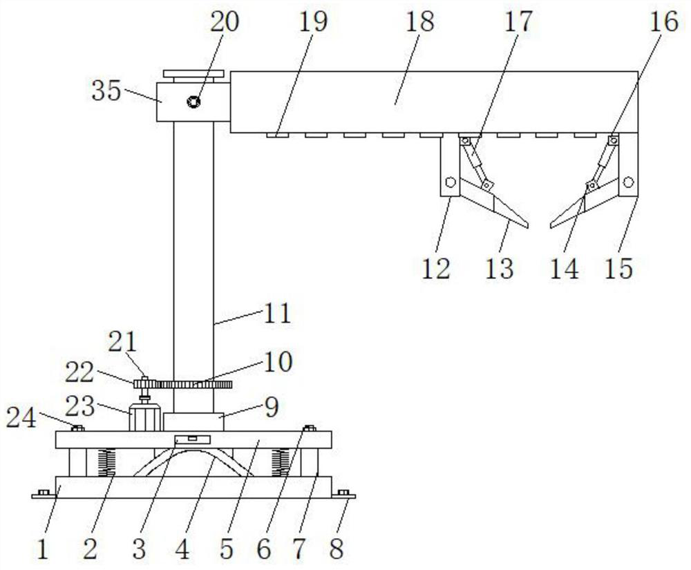 A manipulator device with electric control and stable clamping and its testing method