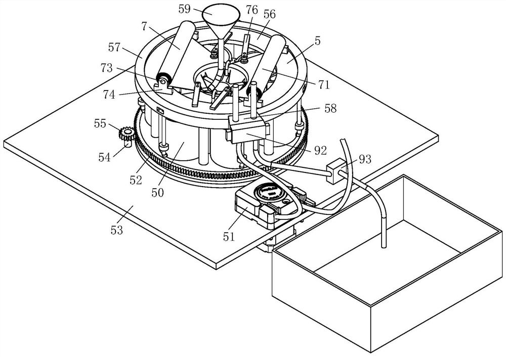 Semiconductor silicon crystal bar slicing processing equipment and silicon powder recovery method thereof