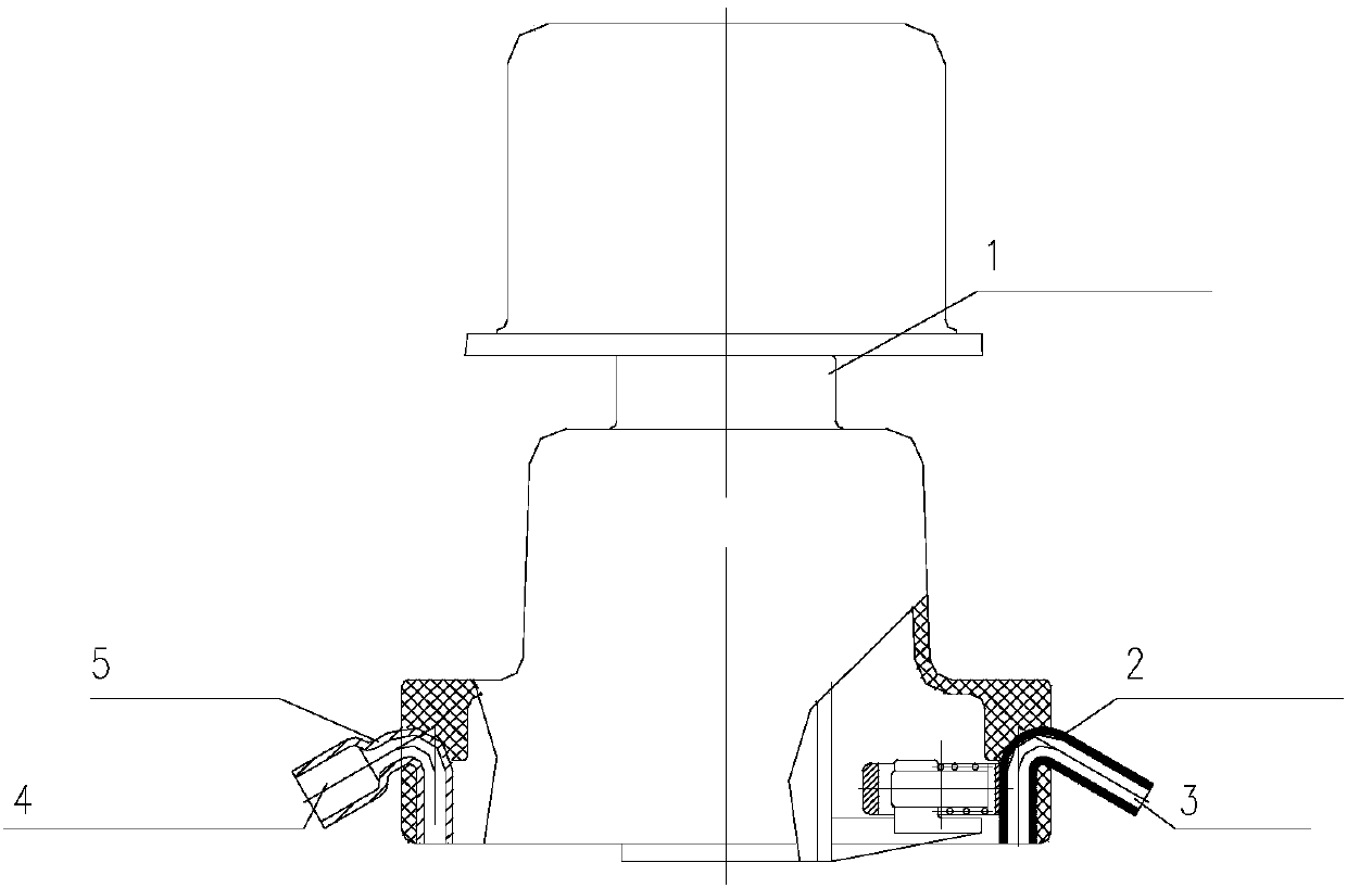 Fixed contact structure for non-excitation tap switch