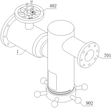 A flow limiting valve for industrial water room with self-cleaning function