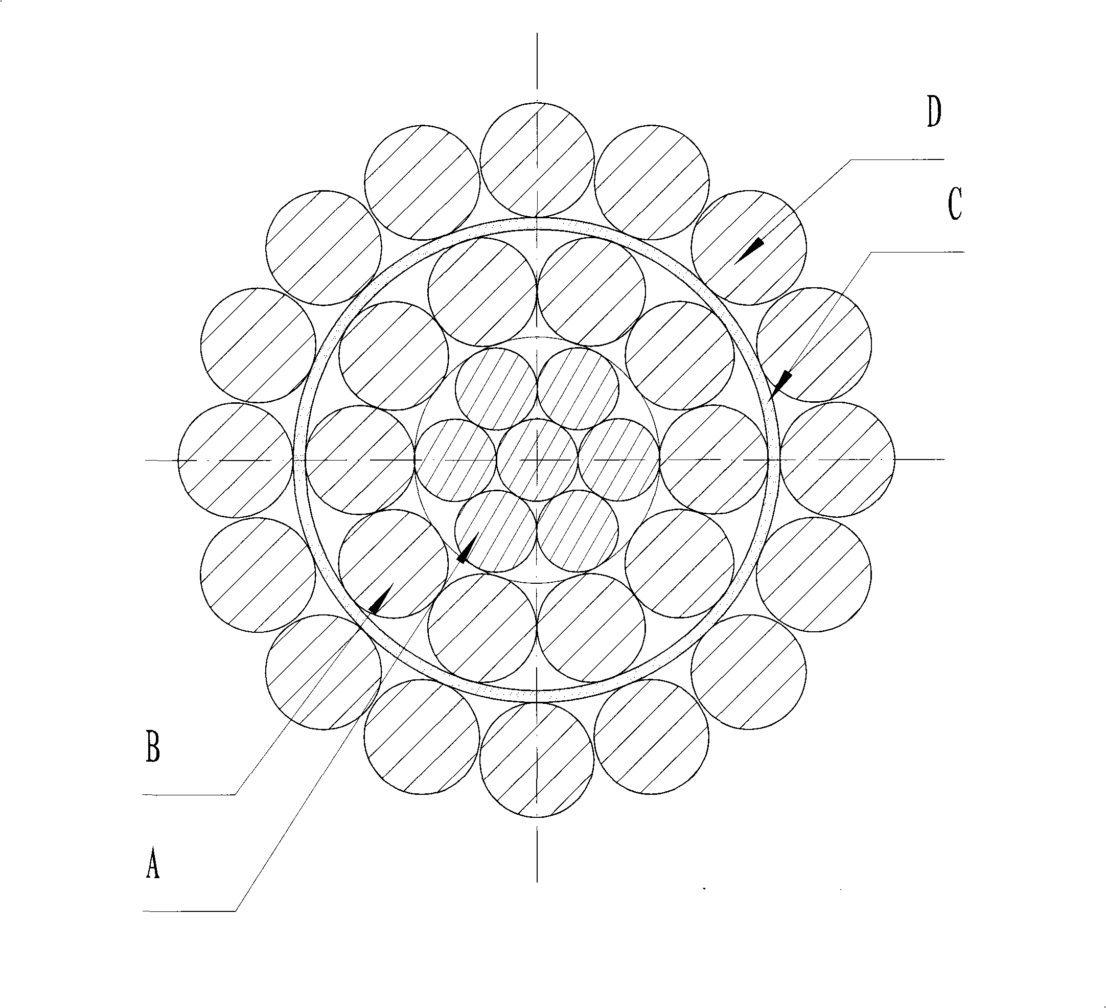 Method for deicing aerial power line with load