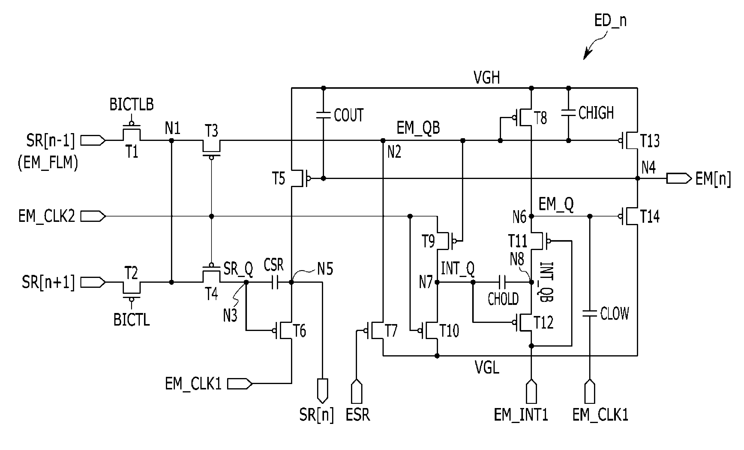 Capacitor, driving circuit comprising the capacitor, and display device comprising the driving circuit