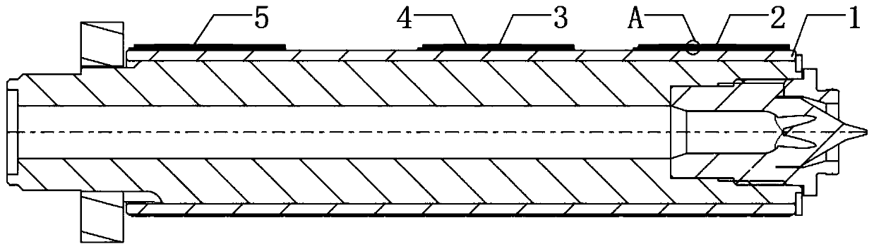 Manufacturing process of metal surface thick-film heater