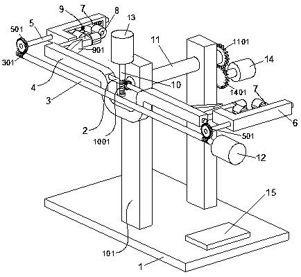 Automatic mechanical adjustment device for bicycle rim