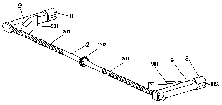 Automatic mechanical adjustment device for bicycle rim