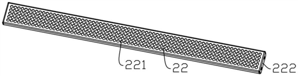 Air suction and dust removal device