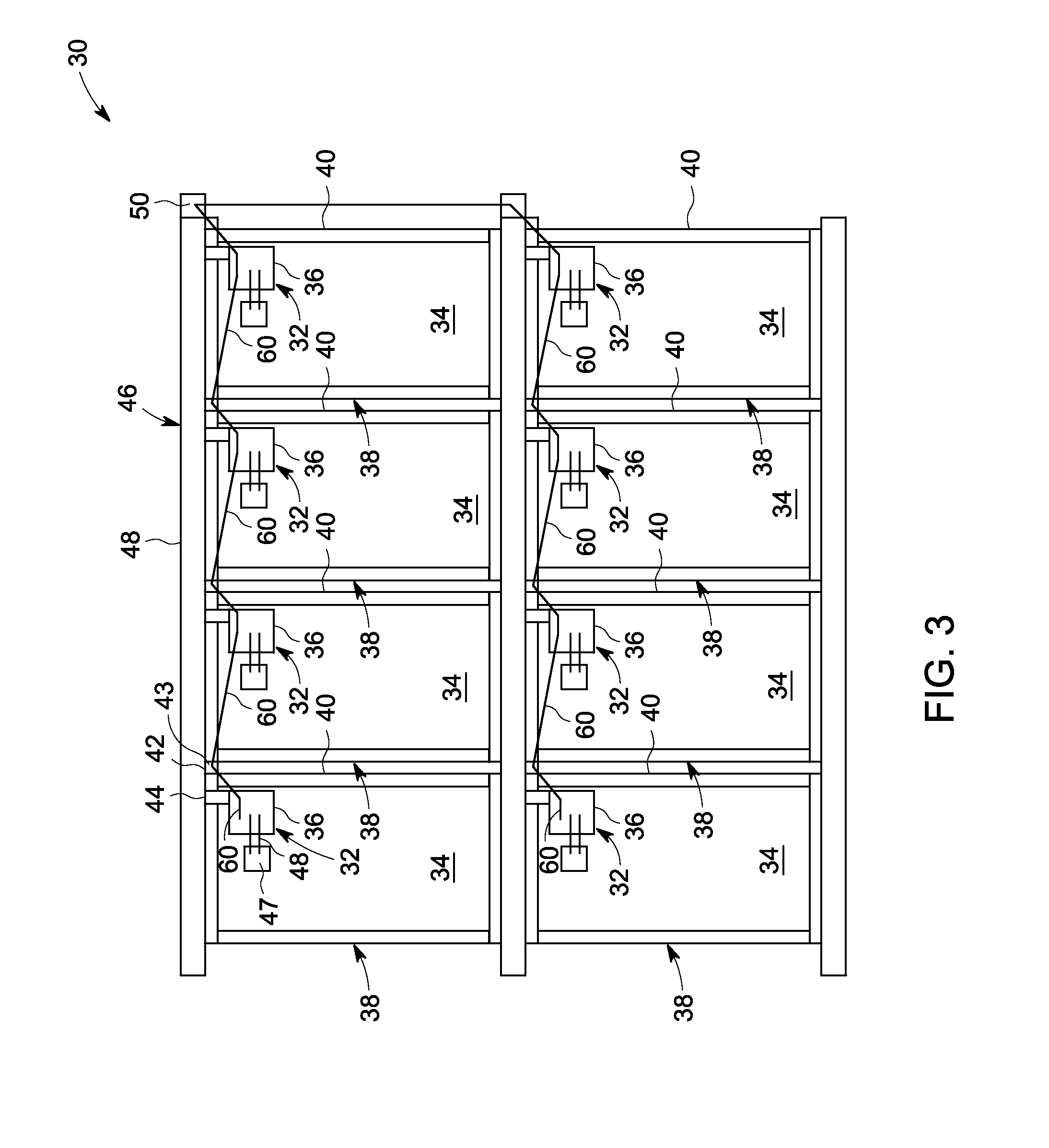 Integral ac module grounding system