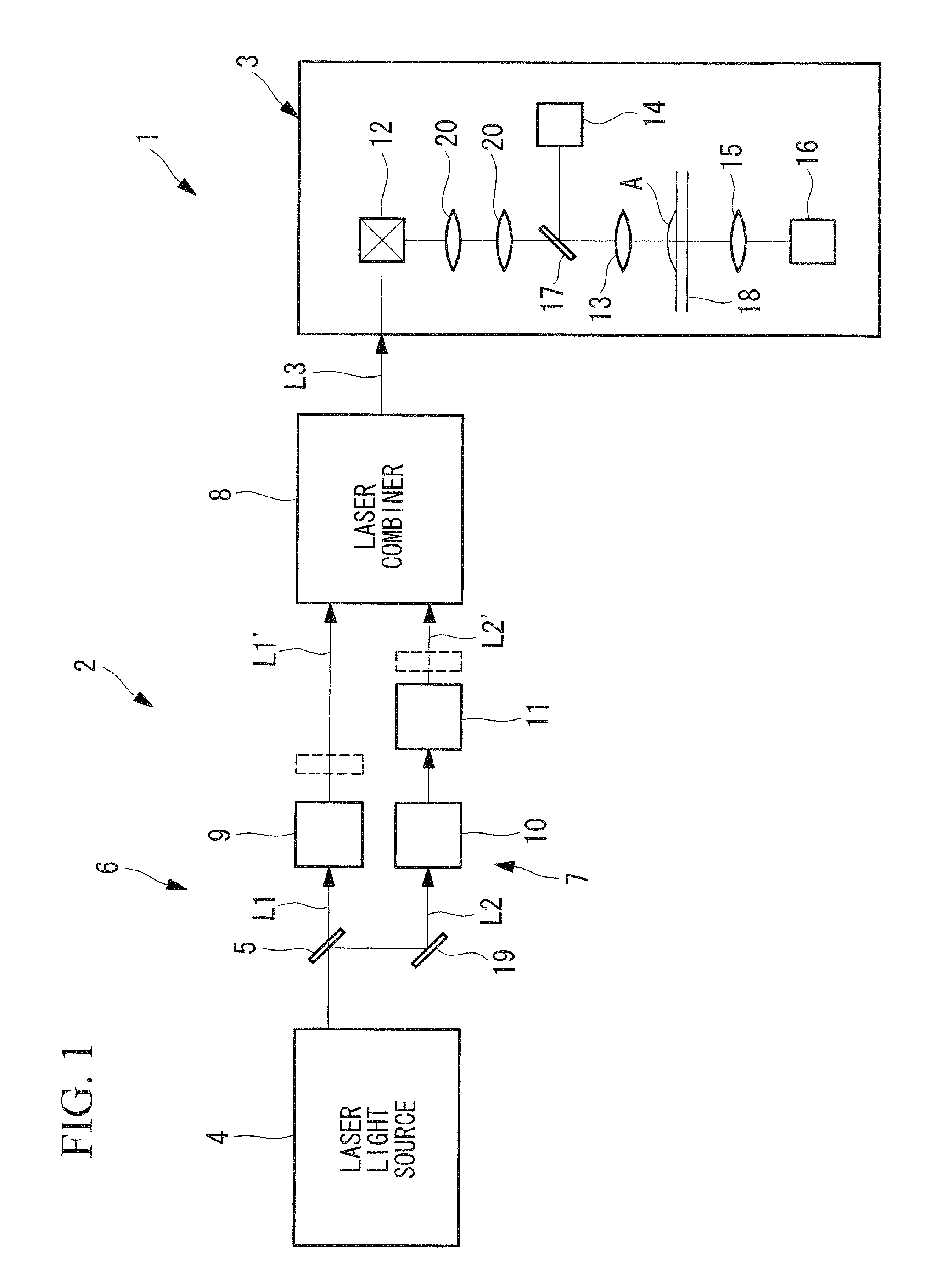 Laser microscope apparatus