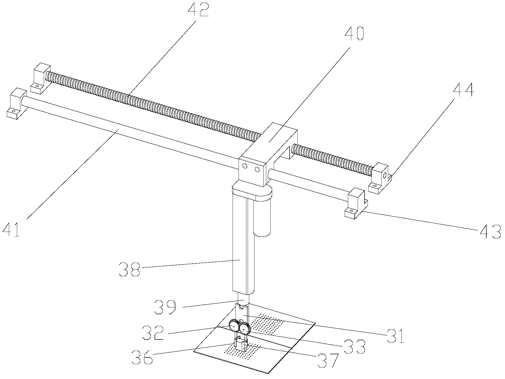 Rectangular element automatic inserting machine and inserting method thereof