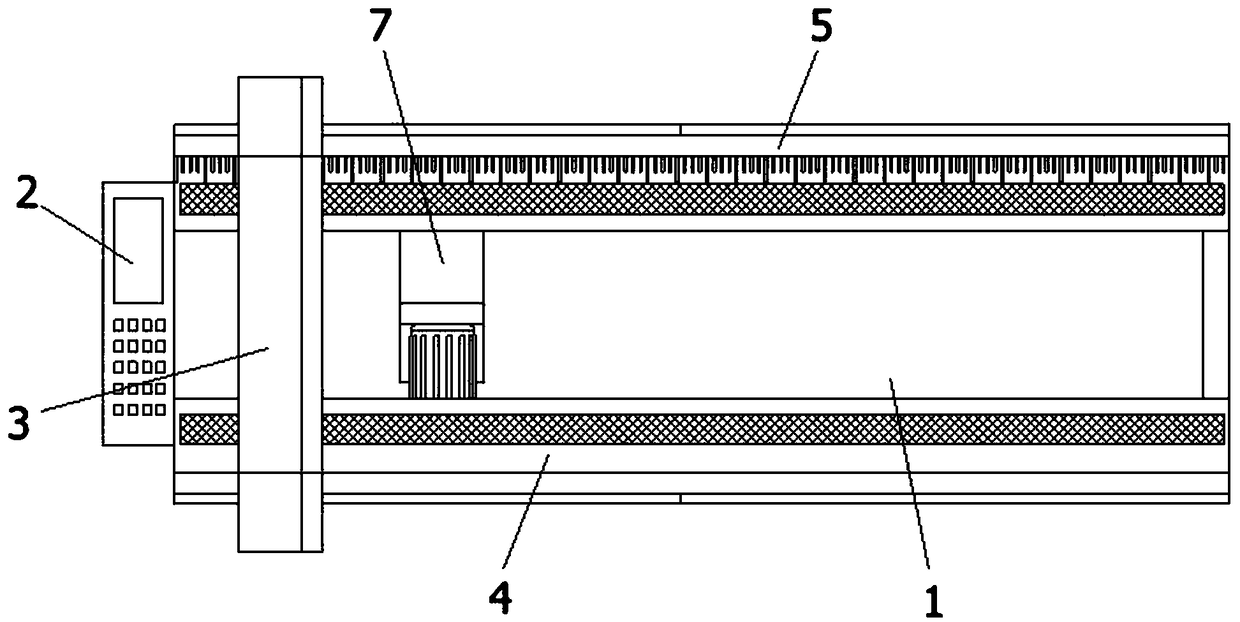 Automatic cloth cutting workbench based on clothing processing