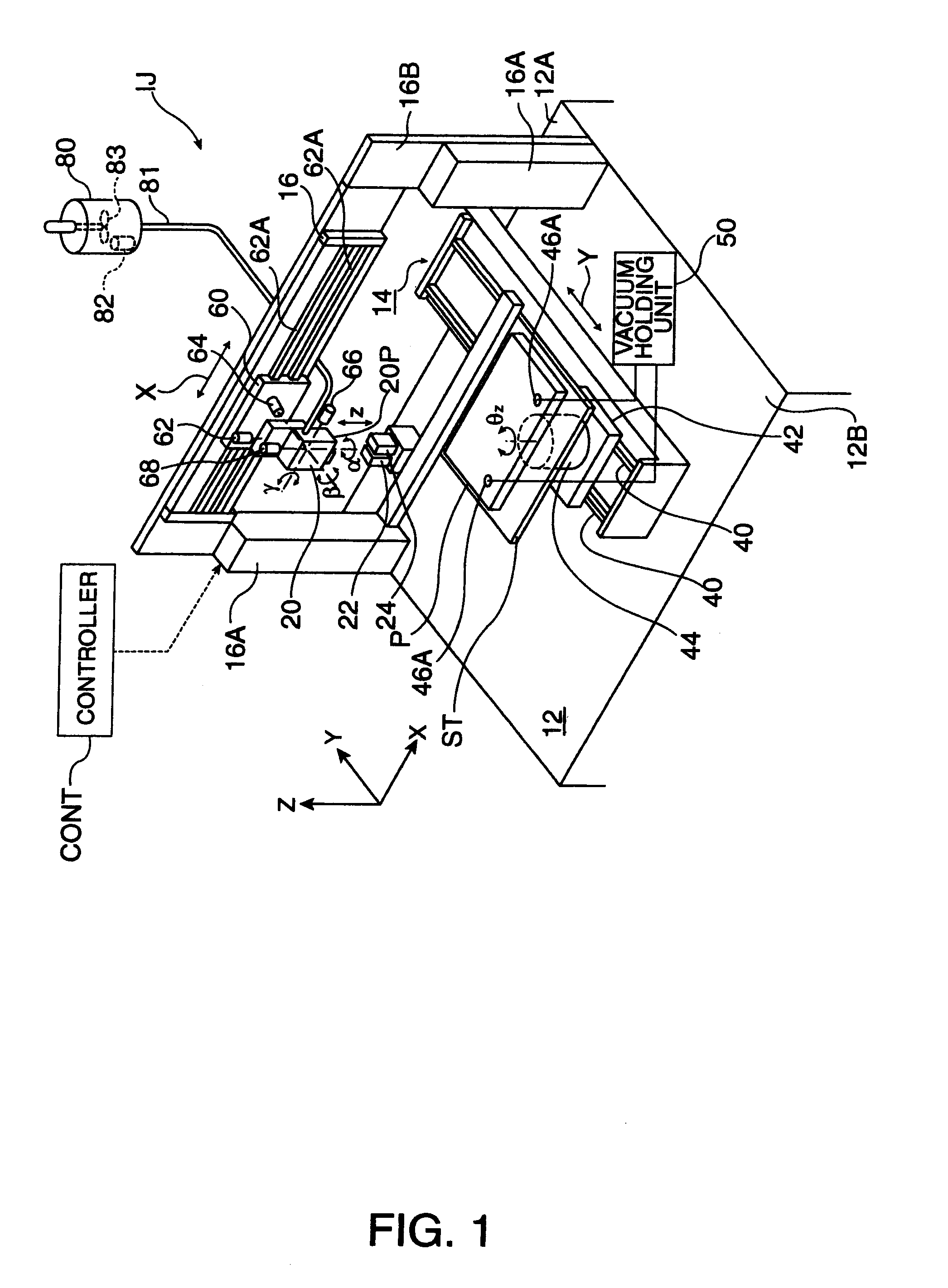 Device manufacturing apparatus and method, and driving method for device manufacturing apparatus