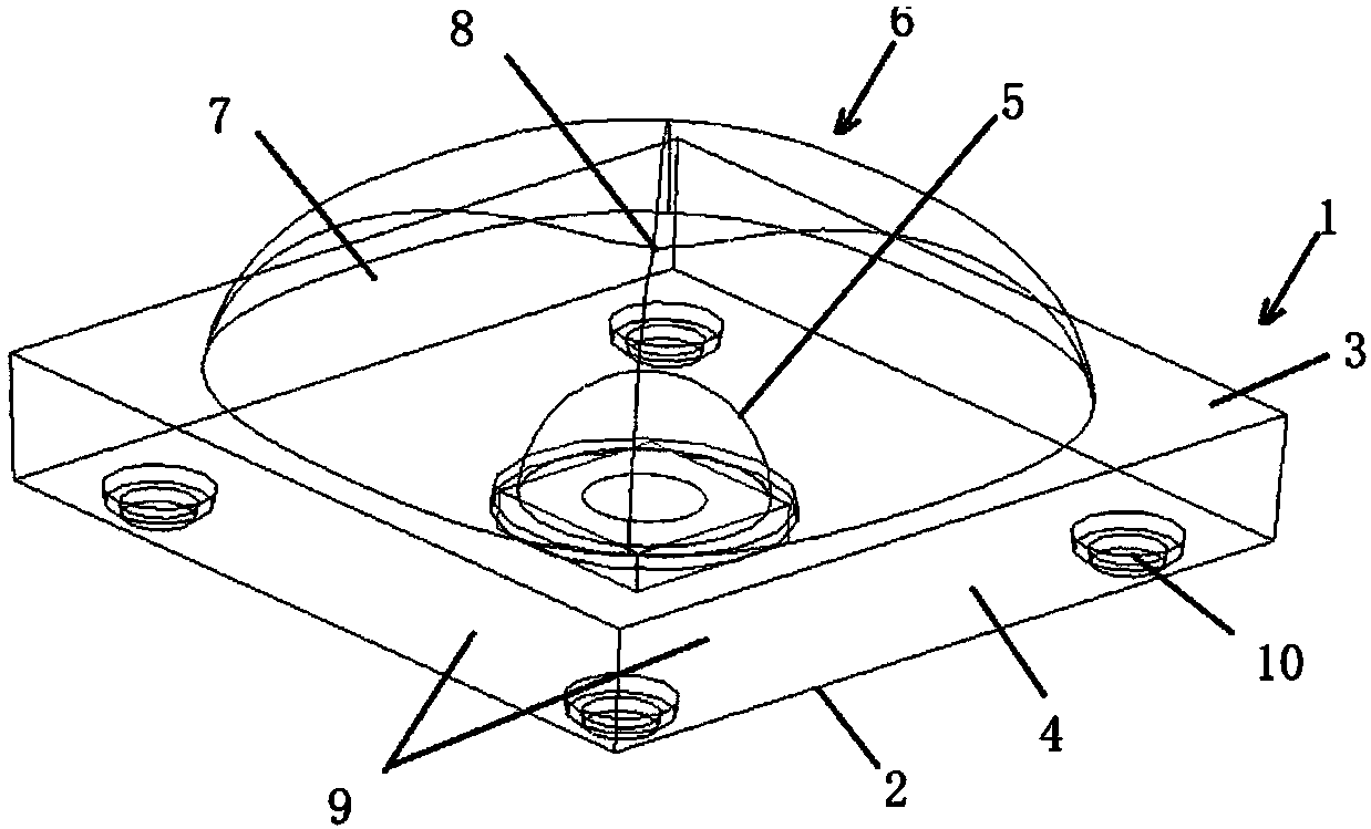 Backlight module lens and backlight module lens comprising backlight module lens