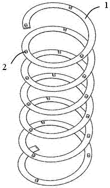 Full-angle light-emitting LED lamp filament