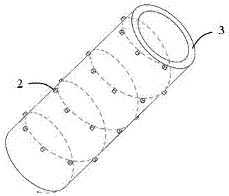 Full-angle light-emitting LED lamp filament