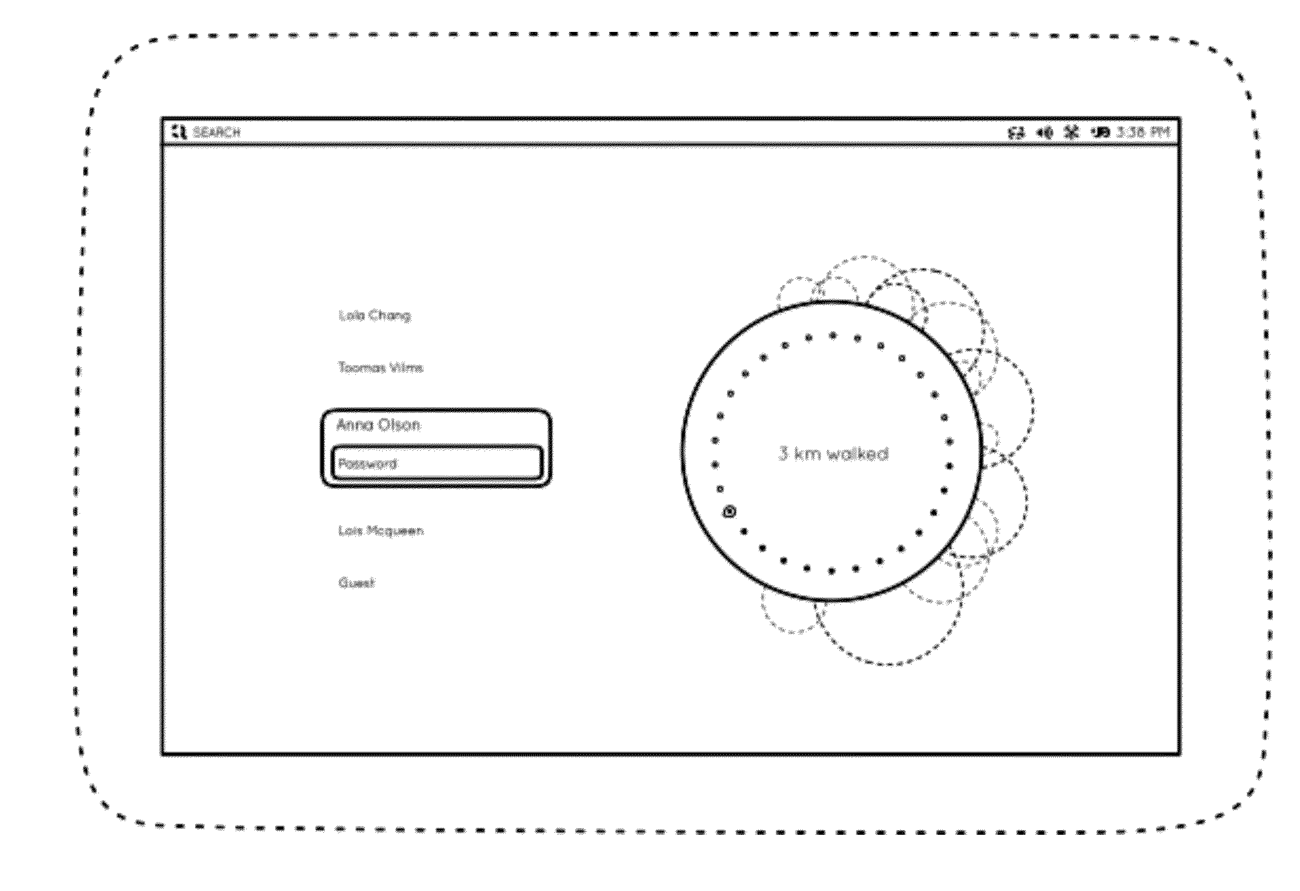 User interface for a computing device