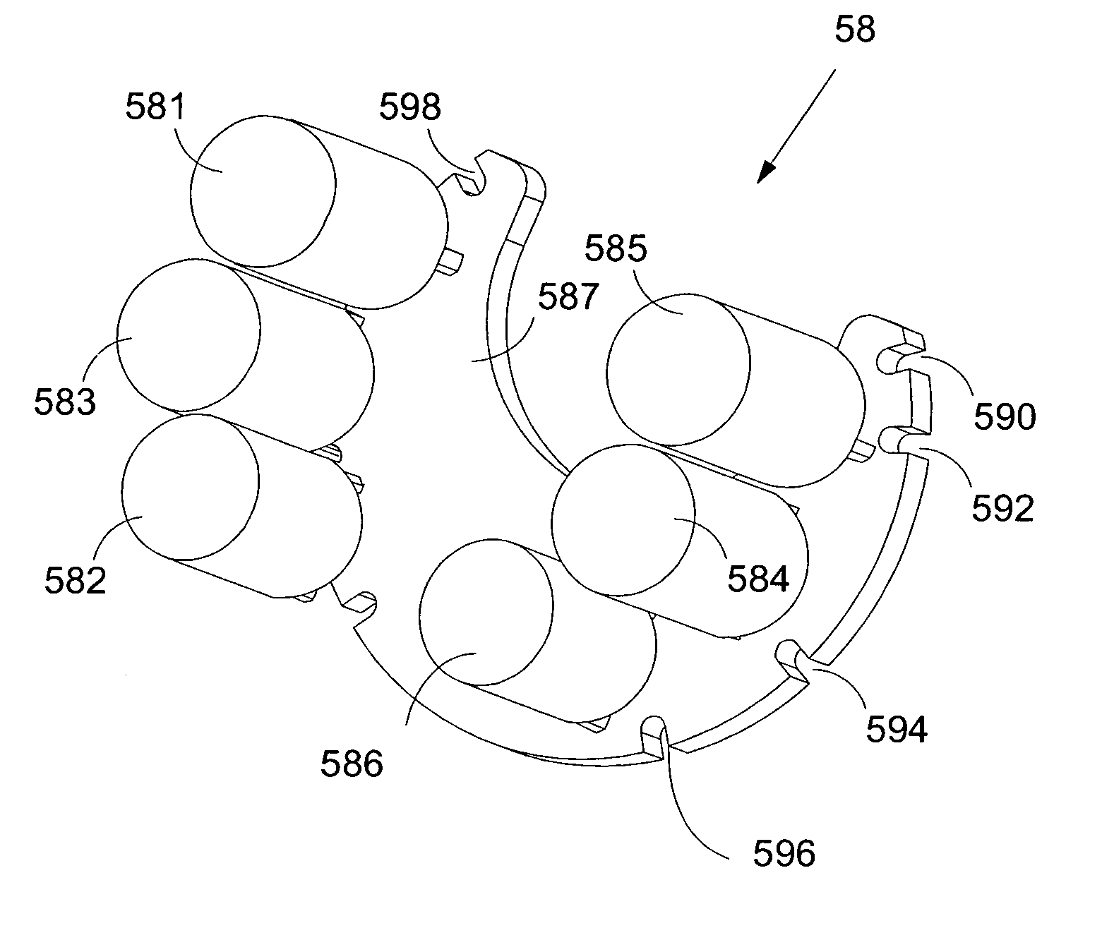 Optical head for endoscope