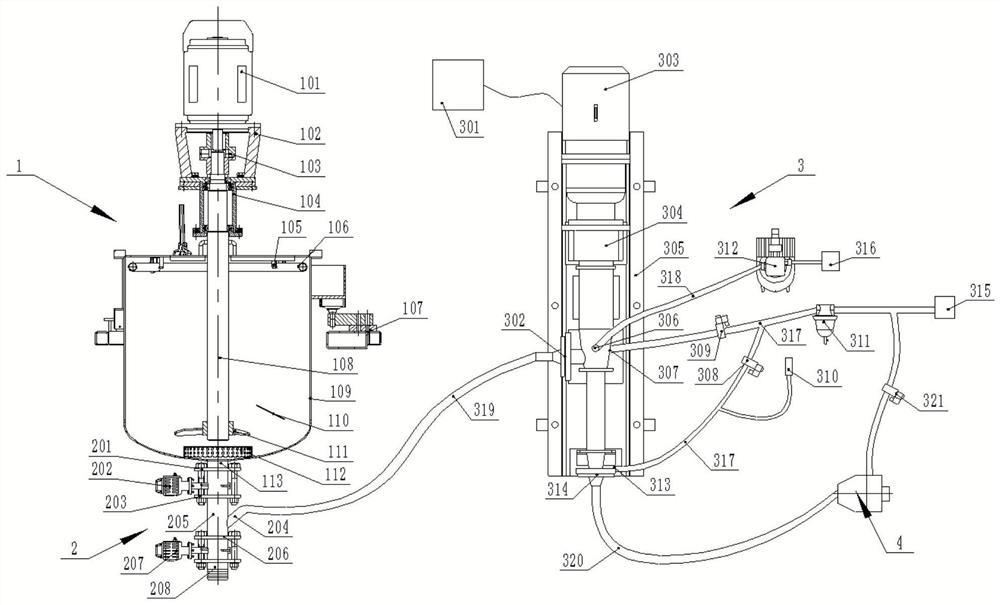 A fully automatic slurry spraying equipment