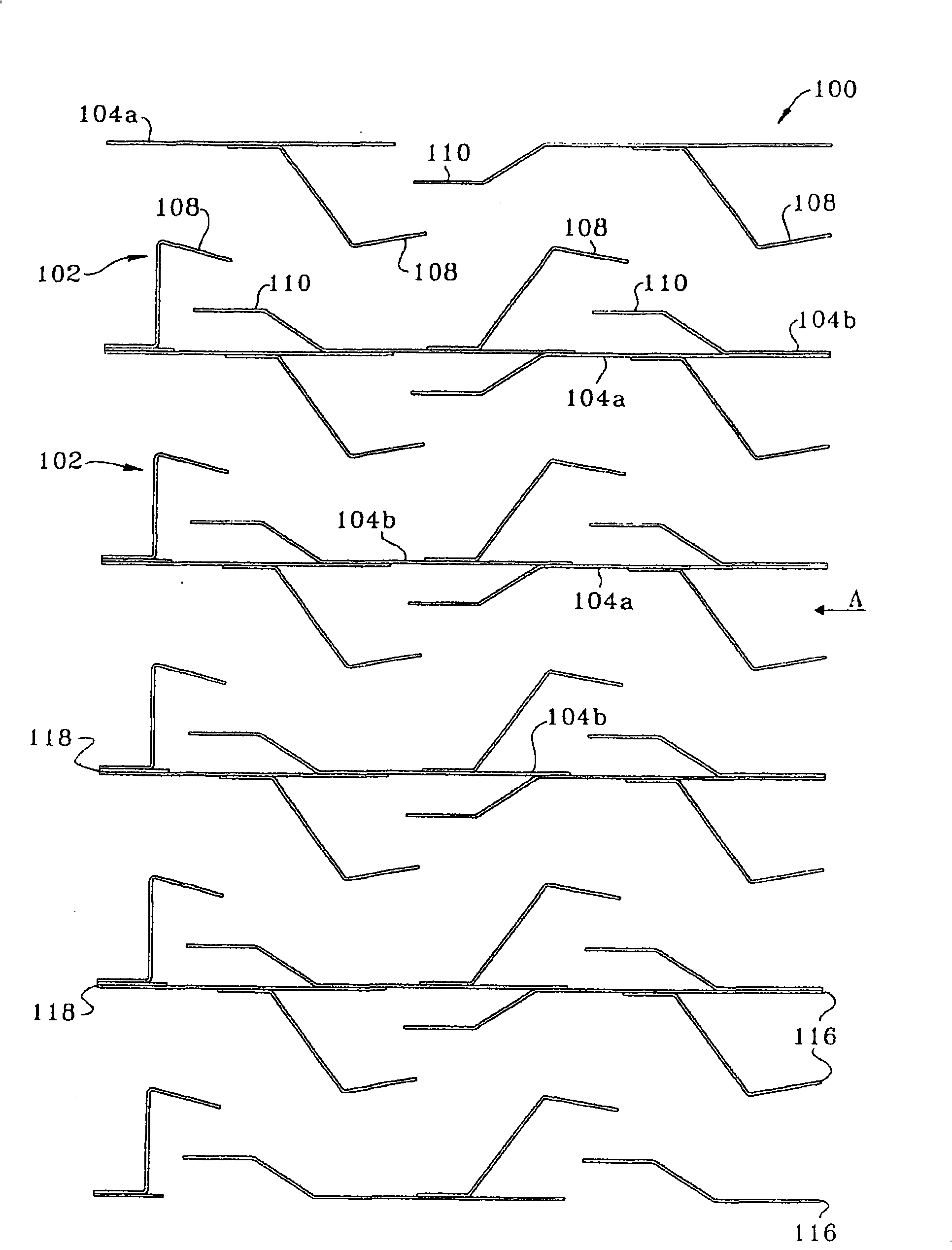 Vane-type demister