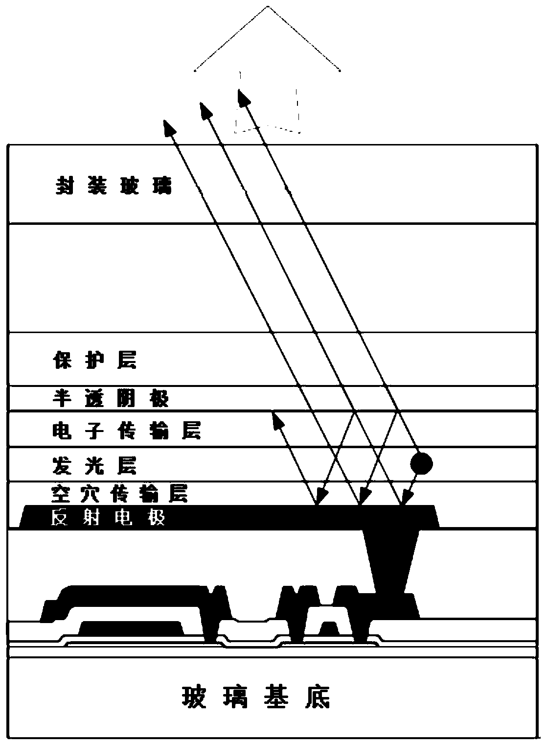 Display panel suitable for under-screen camera