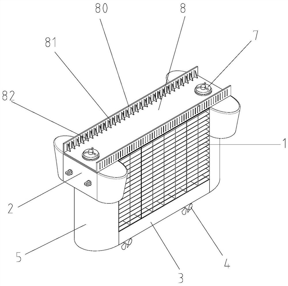 Dynamic positioning floating type wave absorbing embankment structure