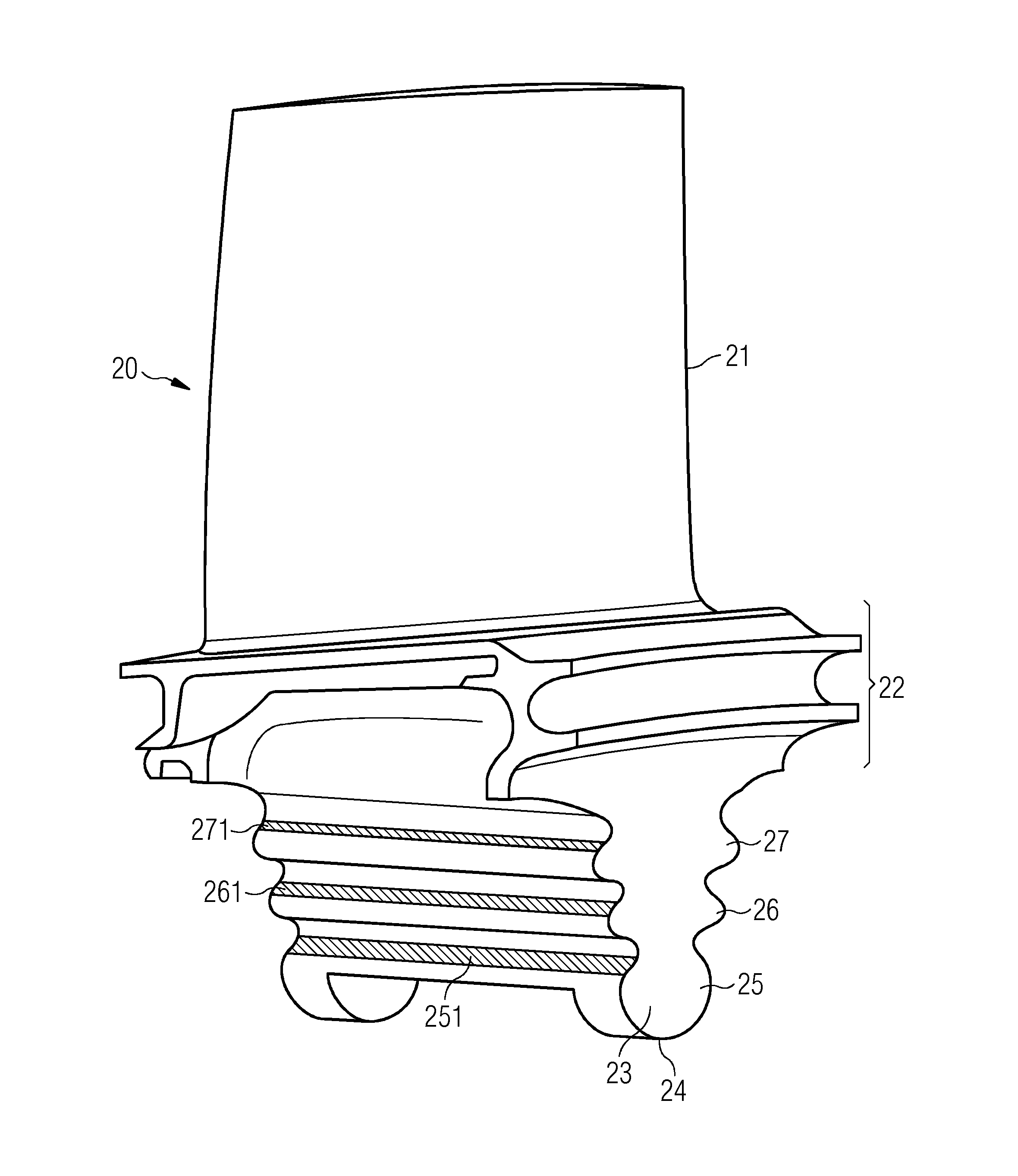 Turbomachine rotor blade, turbomachine rotor disc, turbomachine rotor, and gas turbine engine with different root and slot contact face angles