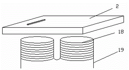 Cutting device of optical part cutting machine