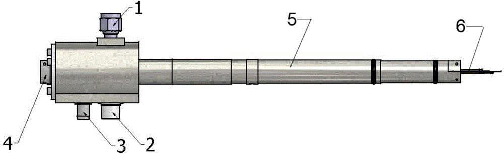 In-situ environment double-inclined sample rod of transmission electron microscope