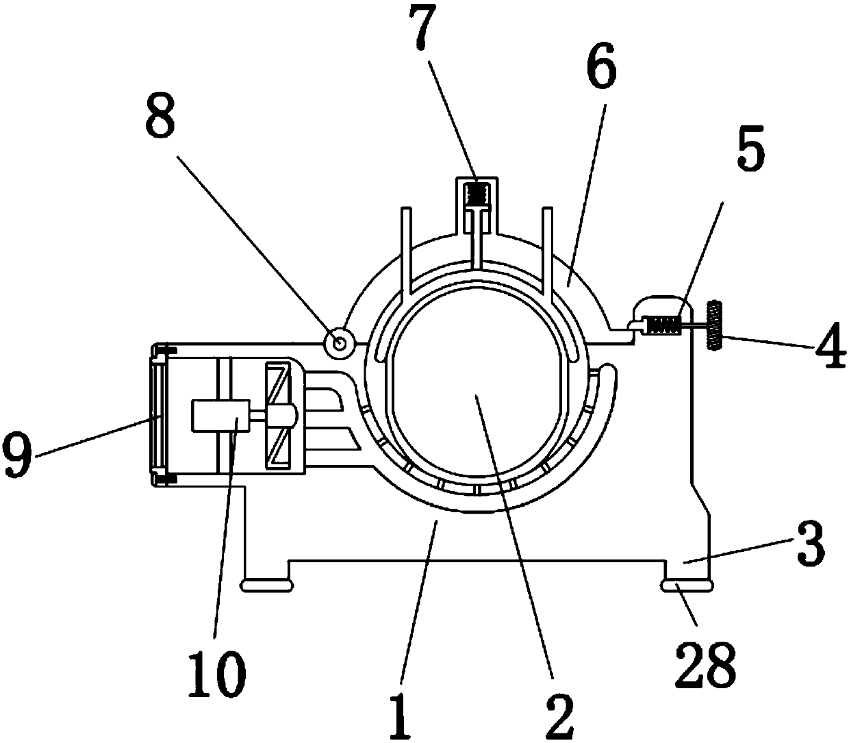 A permanent magnet motor for a fixed device