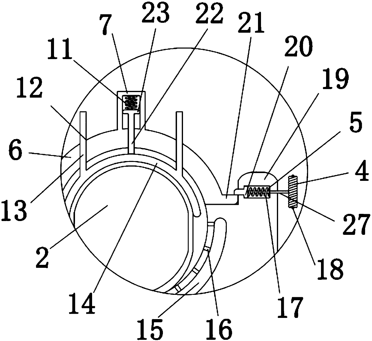 A permanent magnet motor for a fixed device