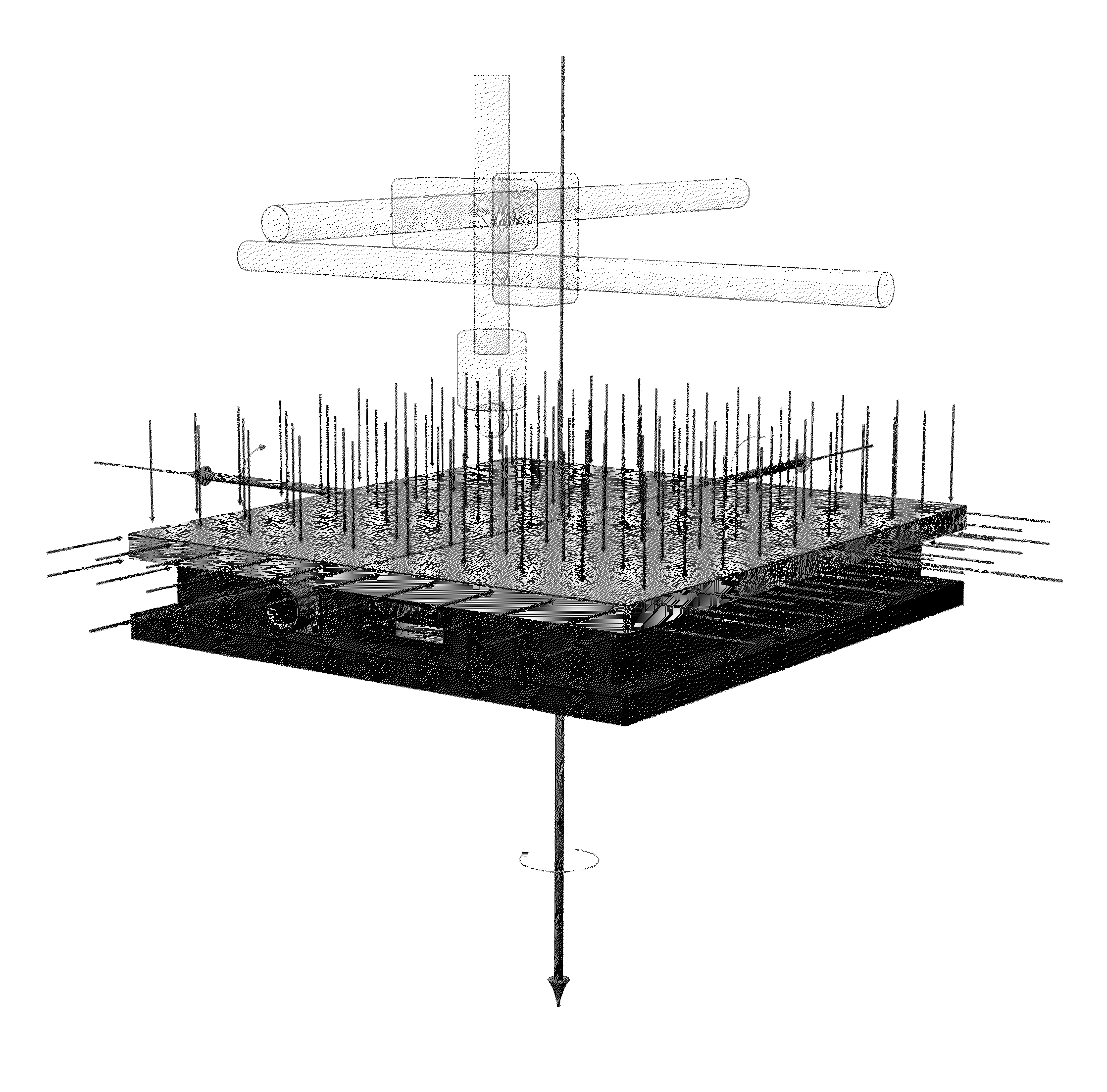 System and method for three dimensional calibration of force plates