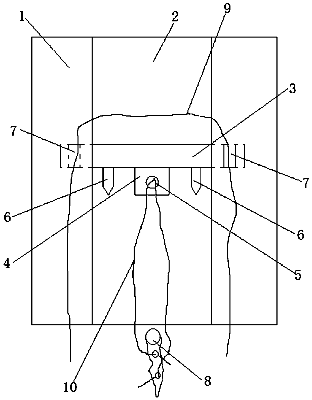 Auxiliary device in the treatment of avulsion fractures of the tibial attachment of the anterior and posterior cruciate ligaments