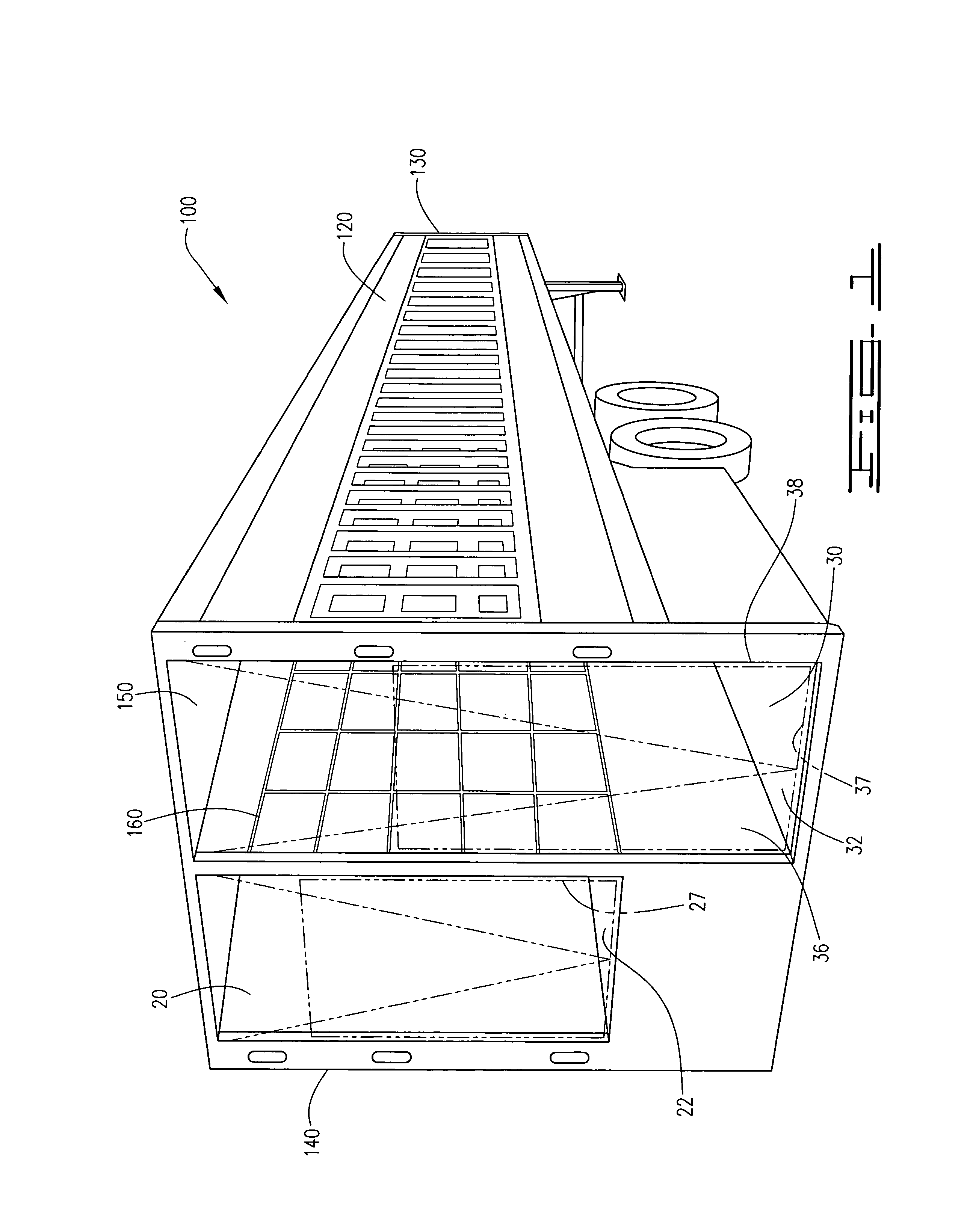 Dual loading stock trailer