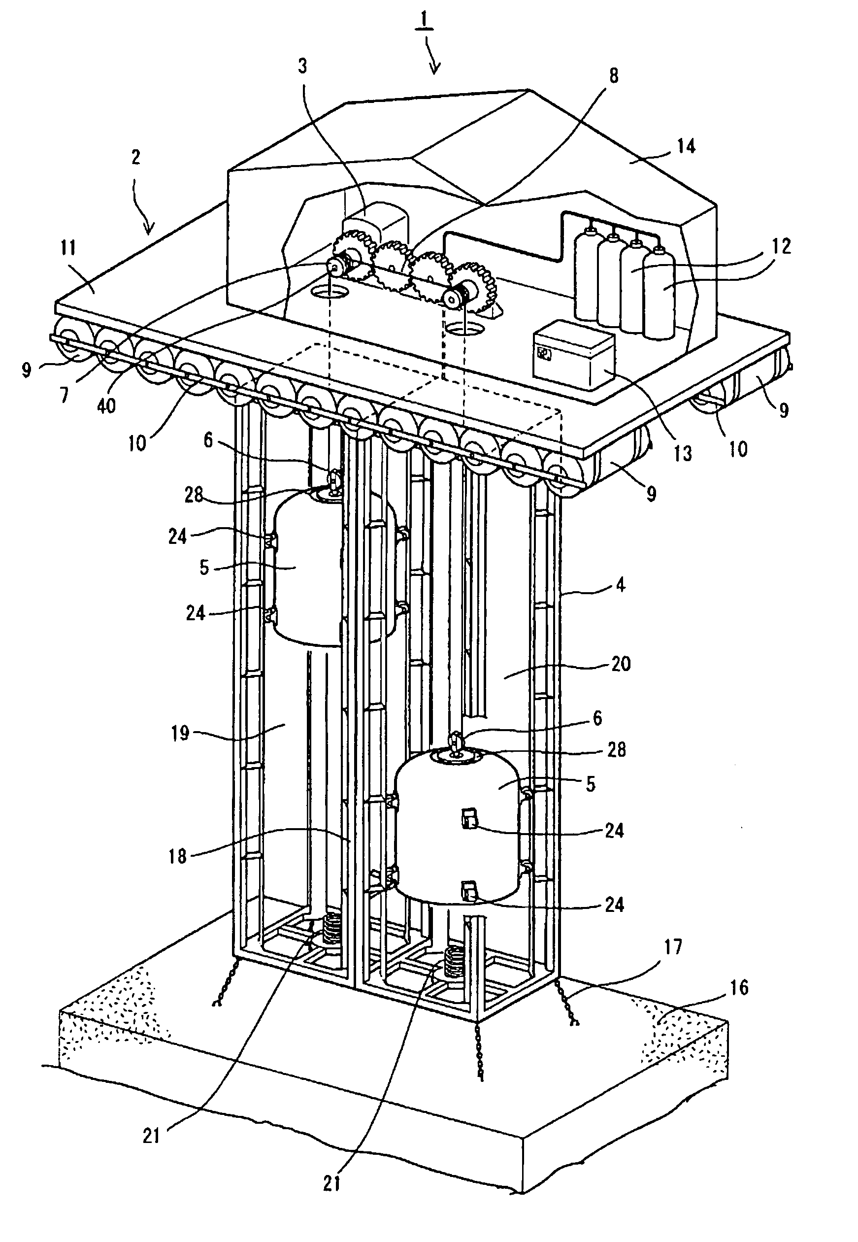 Electric power generator equipment