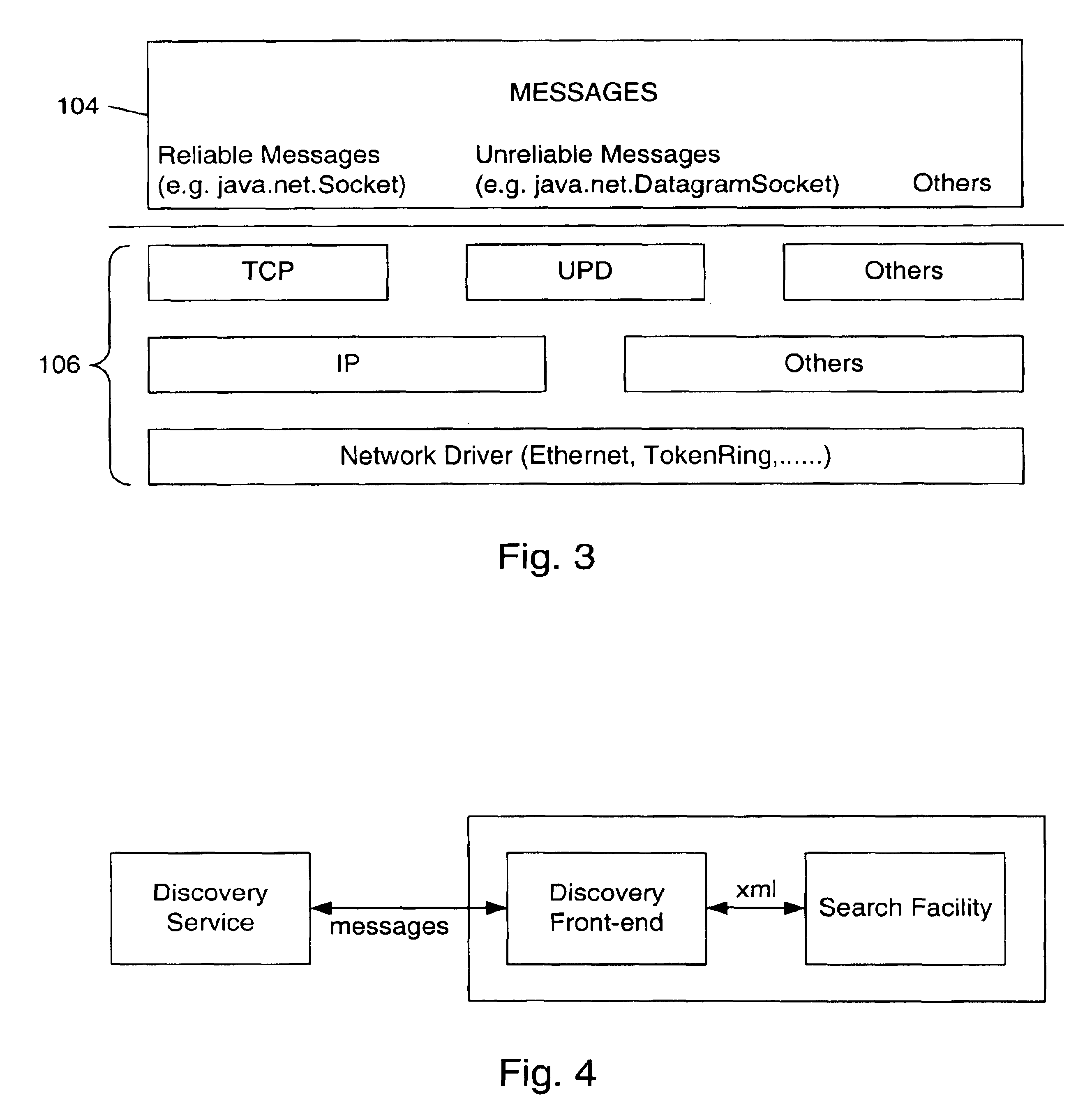 Message-based leasing of resources in a distributed computing environment