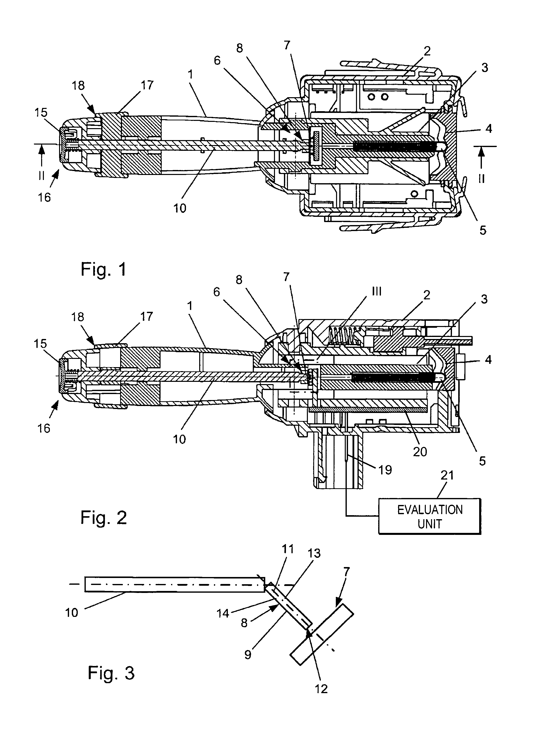 Steering column switch