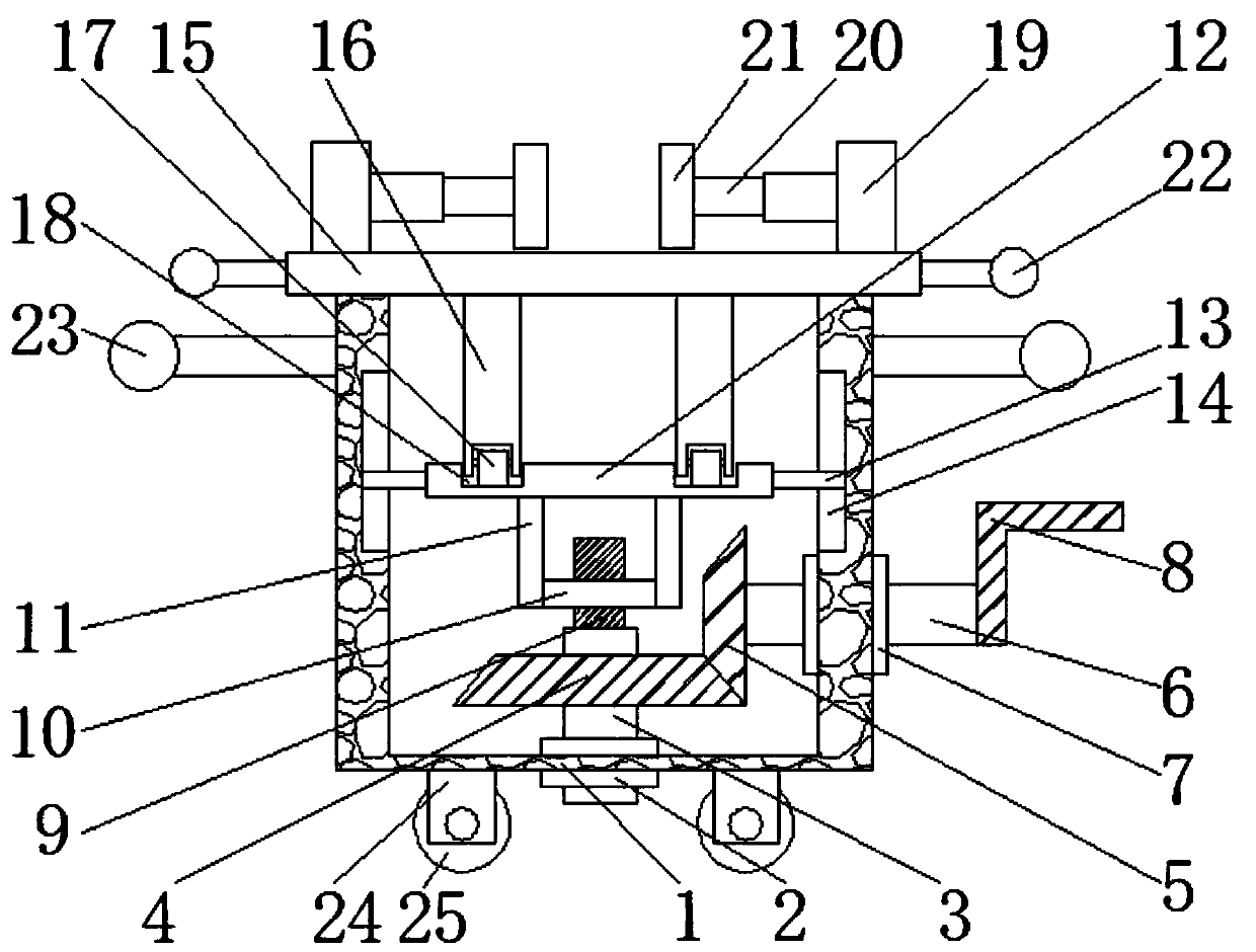 Power equipment display device capable of being conveniently carried