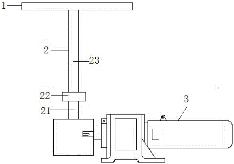 A valve spring heat treatment furnace swing device