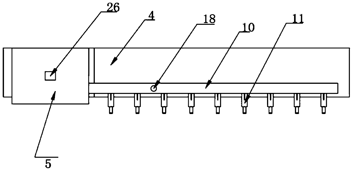 Sprinkling irrigation device used for brassica oleracea L.var.italic planch. plantation