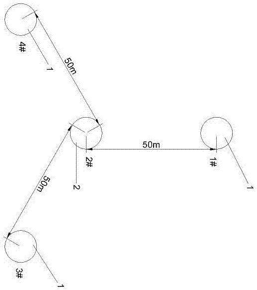 Novel fracturing chemical supporting coal bed gas mining method