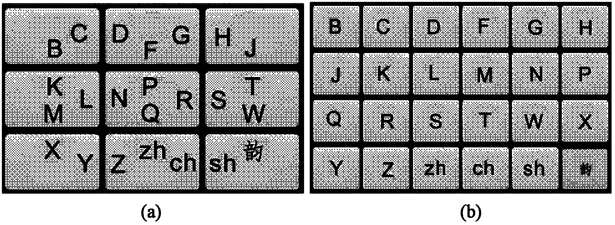 Pinyin input method based on touch screen and device