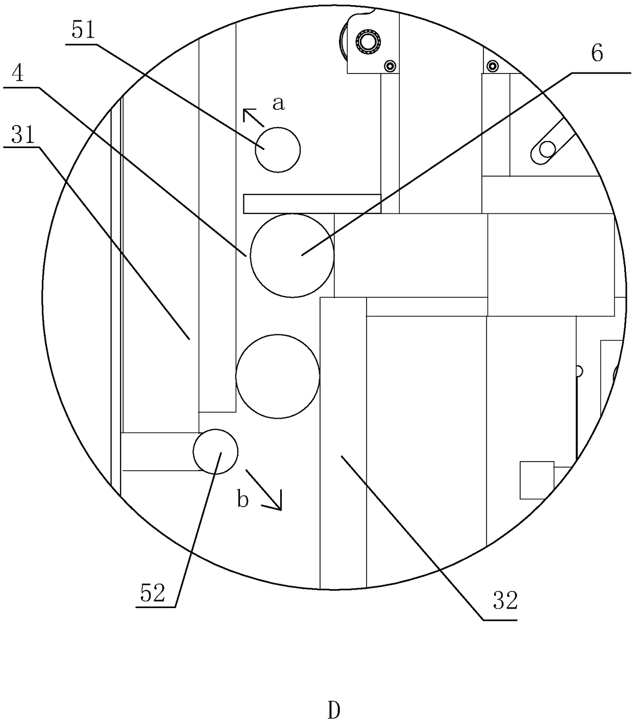 Thread-rolling machine capable of preventing sweeps from leaving on thread-rolling plates