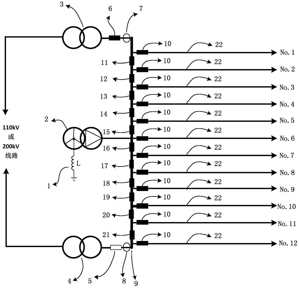 A voltage line selection method for resonant grounding system