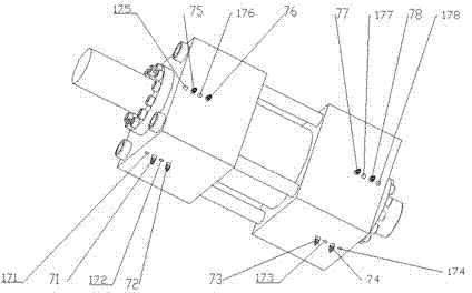 Oil cylinder of static pressure vibration exciter