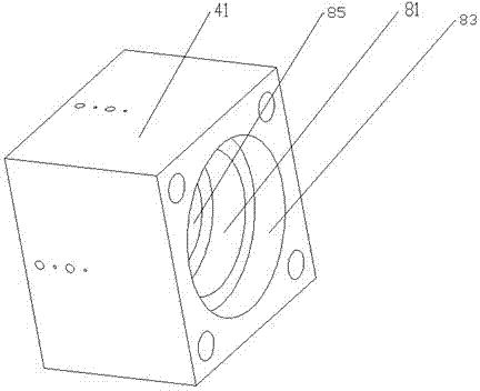 Oil cylinder of static pressure vibration exciter