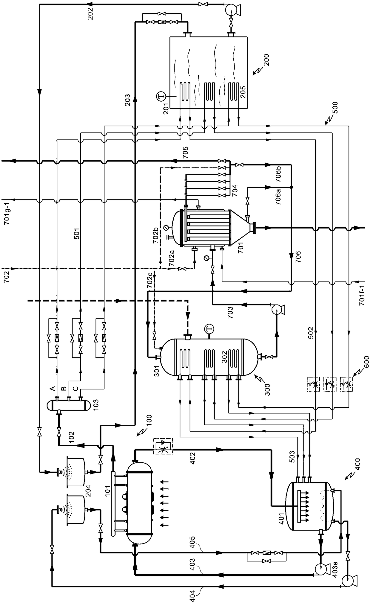 Method and system for low residual multi-stage stripping of vitamin E by-product fatty acid solvent