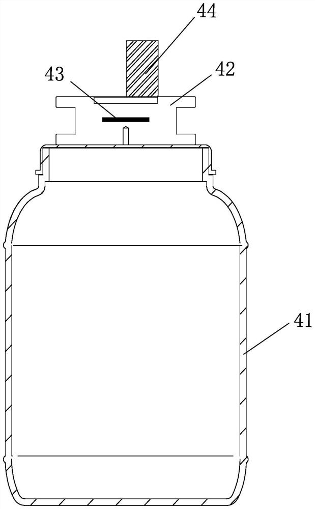 Automatic cement sample conveying device and method