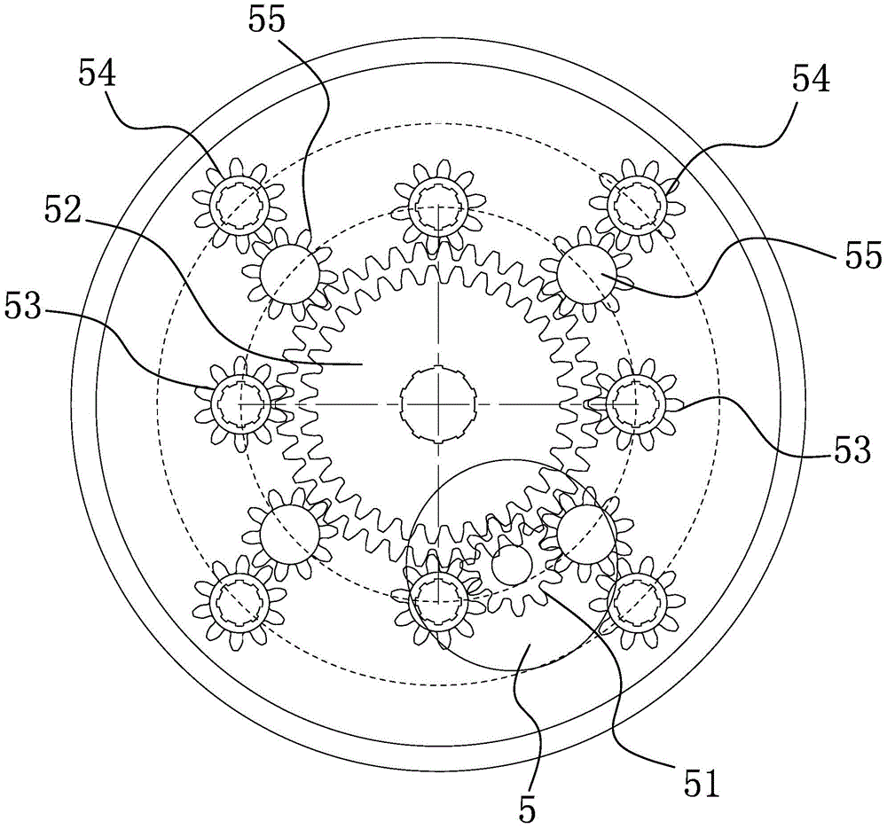 Axial lifting driving structure for drill rods of pile driver for cement mixing piles